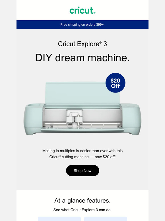 Cricut Source Cricut Explore 3 is Priced Just Right 👌 Milled