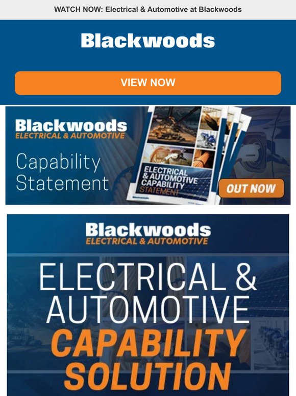 Electrical & Automotive Capability Statement Out Now!