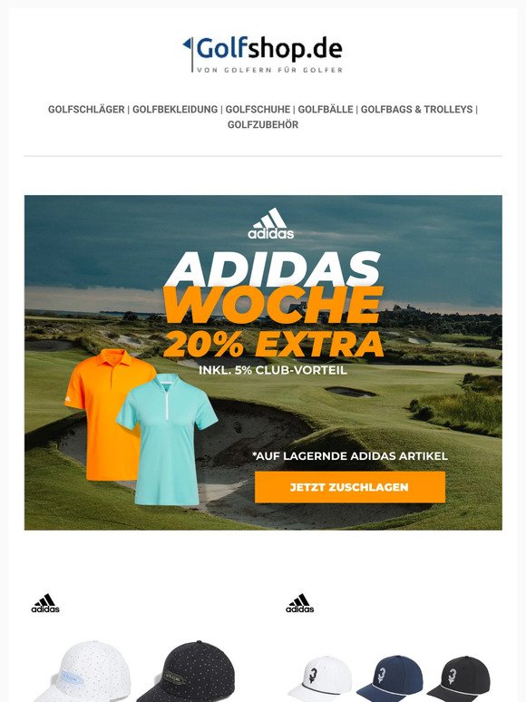 🔥 Unser Adidas Sale ist da! 🏃‍♂️💨 20% Extra Rabatt auf lagernde Adidas Artikel 🎉👟