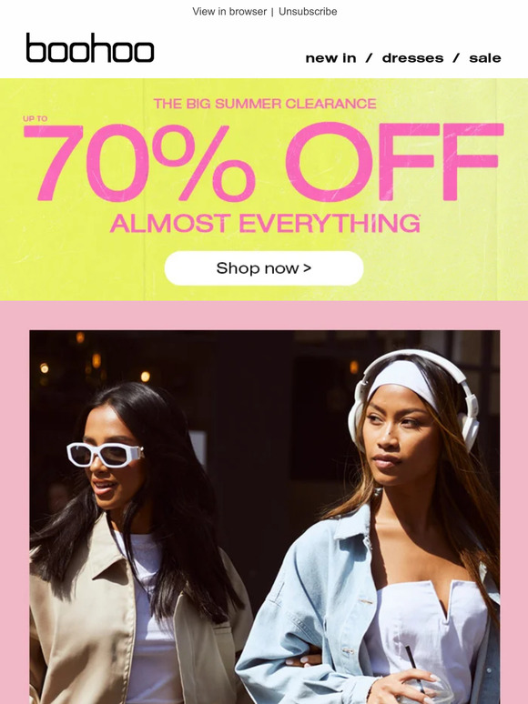 Extra 10% Off Dresses, Tops & Denim 💸