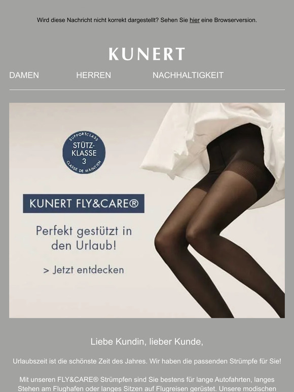 ✈️ FLY&CARE® – Perfekt gestützt in den Urlaub!