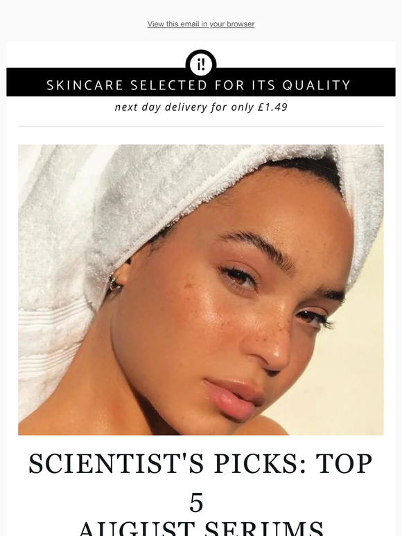 Scientist's Picks: 15% off the Top 5 Serums