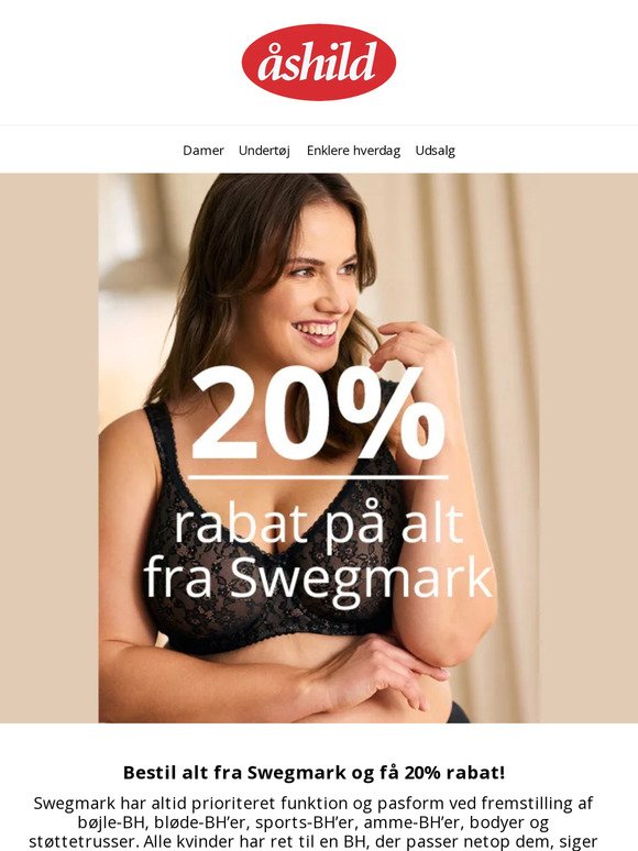 Gør et kup nu! - 20% rabat på alt fra varemærket Swegmark* ✨