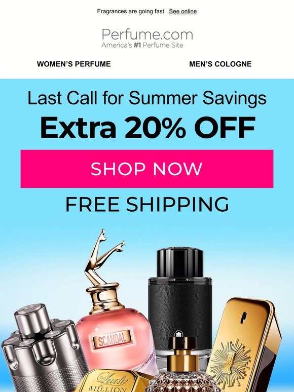 Extra 20% Off Summer Clearance