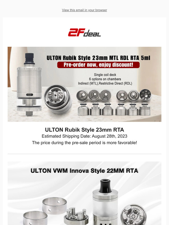 2Fdeal: ULTON Rubik RTA & 24 Hours Ship New Arrivals