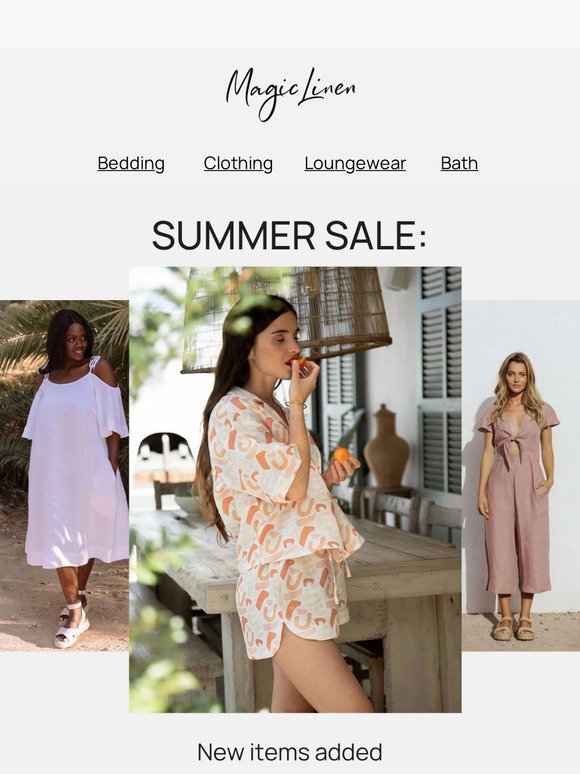 👗 New styles added to summer sale!