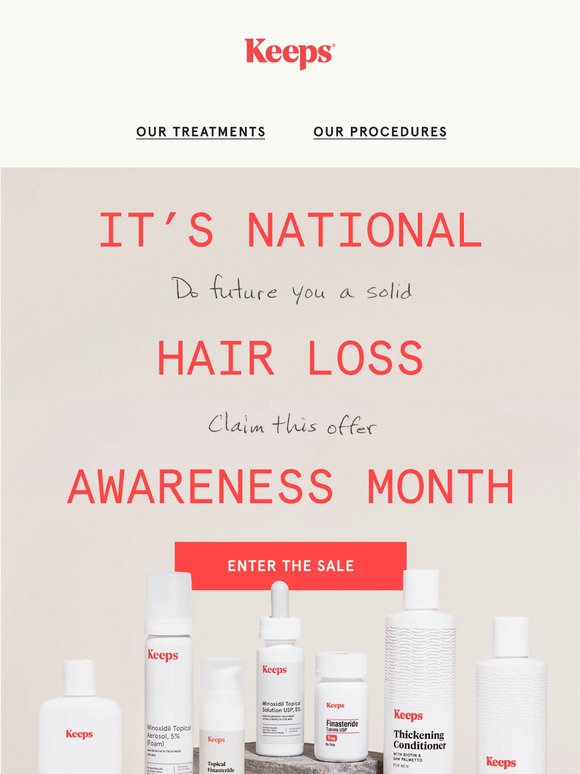 What does August have to do with hair loss?
