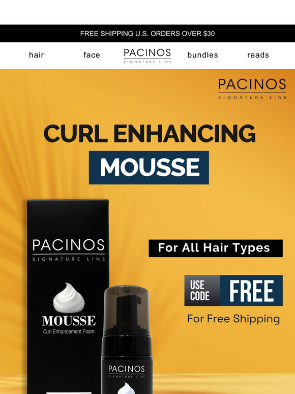Pacinos Signature Line 🎁 Revitalize Your Curls with Pacinos Curl