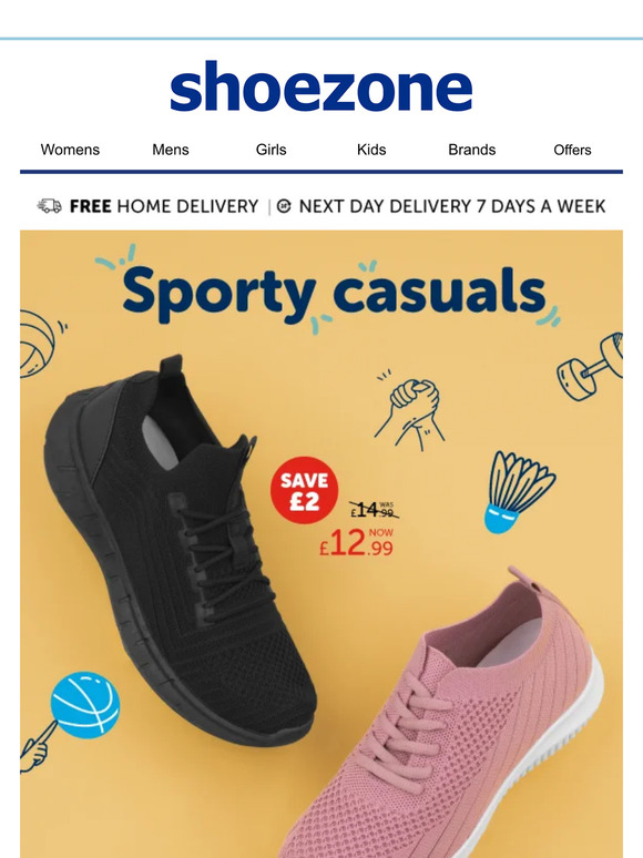 Shoe Zone Trainers under £20! What’s not to love? Milled