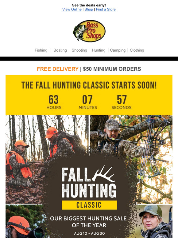 Bass Pro Shops: Sneak Peek: Fall Hunting Classic | Milled