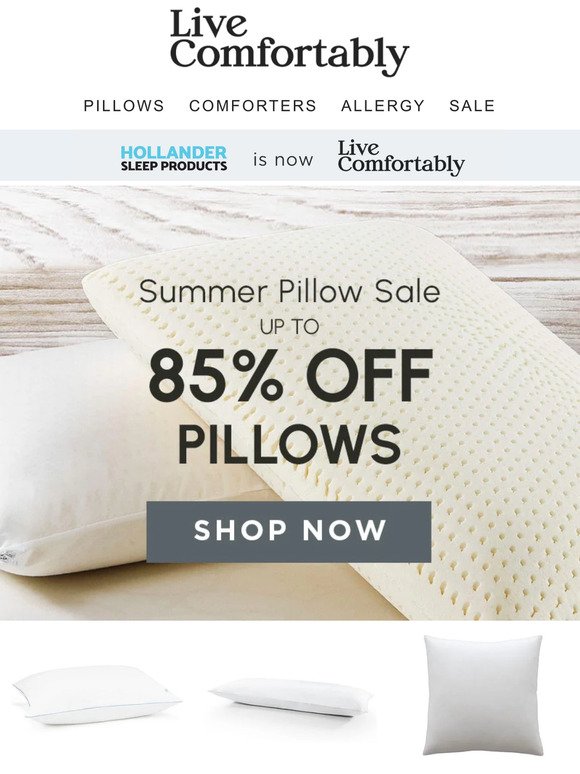 Sleep Comfortably With Dreamy Pillows!