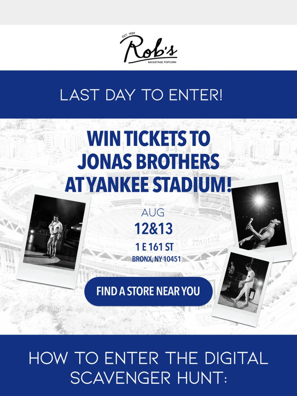 Jonas Brothers at Yankee Stadium The Bronx, NY Aug 12 & 13 2023