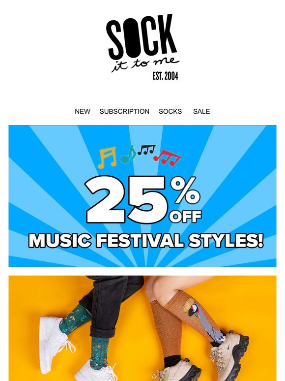 Festival Essentials at a Steal! 25% Off for a Limited Time!
