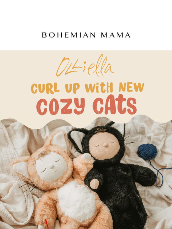 Curl Up with NEW Olli Ella Cozy Cats 🐱