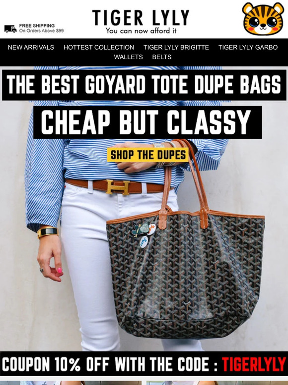 BAGINC : BGLAMOUR LIMITED: Wow! These Goyard Dupe Bags Are Amazing