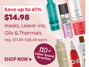 $14.98 MASKS, LEAVE-INS, OILS & THERMALS