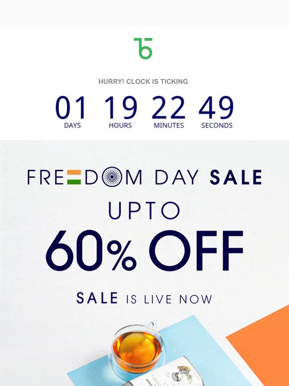 HURRY ⏰Last 48 HRS⏰ of Teabox Freedom Sale 🇮🇳