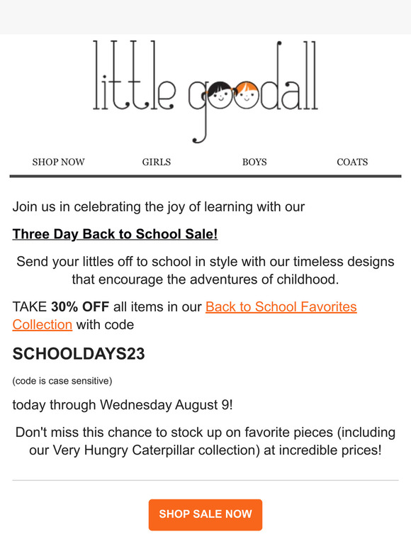 Back to School Sale: Best Dressed for Less! 🍎📚