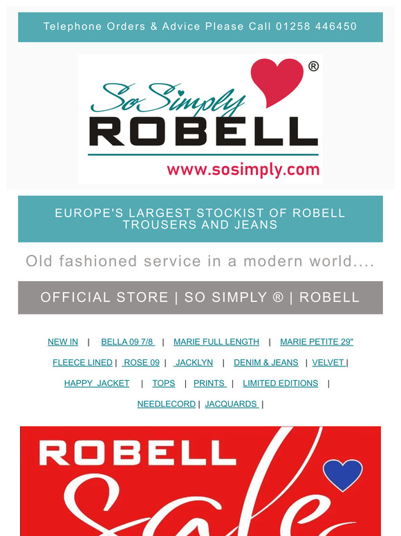 ❤️ 𝐒𝐀𝐋𝐄 ❤️  30% off NEW Lines Added | ROBELL ® | Official Site