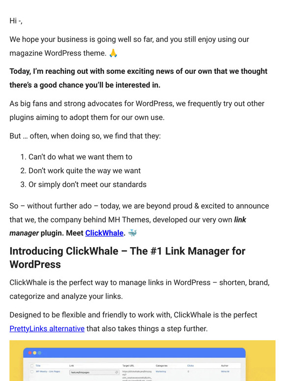 Looking for a PrettyLinks alternative? 👀