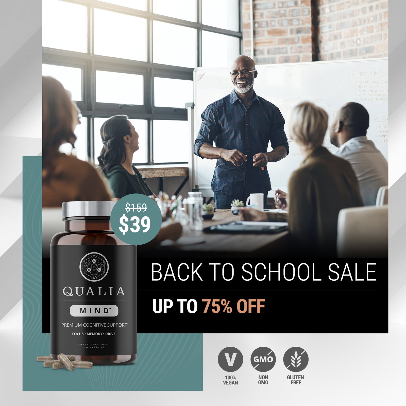 Up to 75% Off Qualia