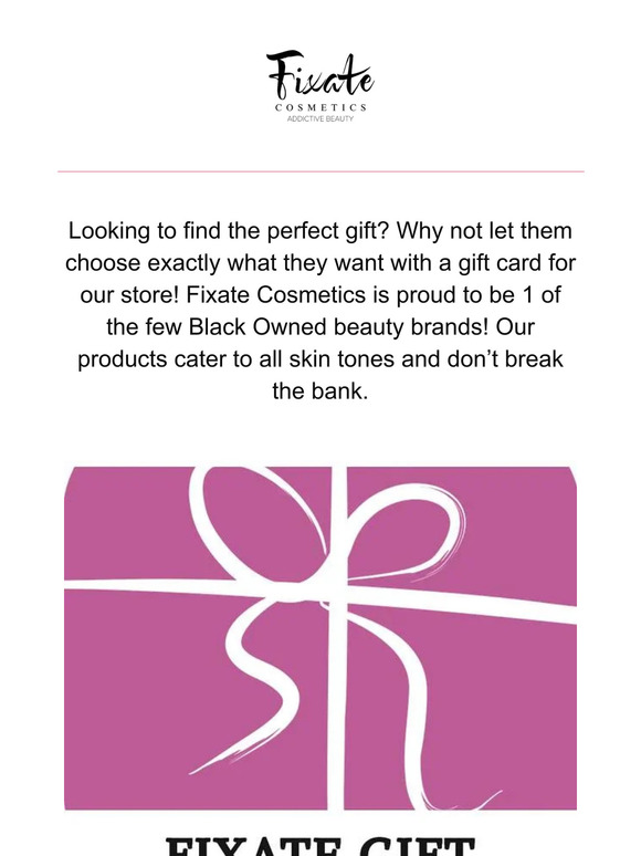 Fixate Cosmetics Company Give a Black Owned Brand GIFT 🎁 Milled