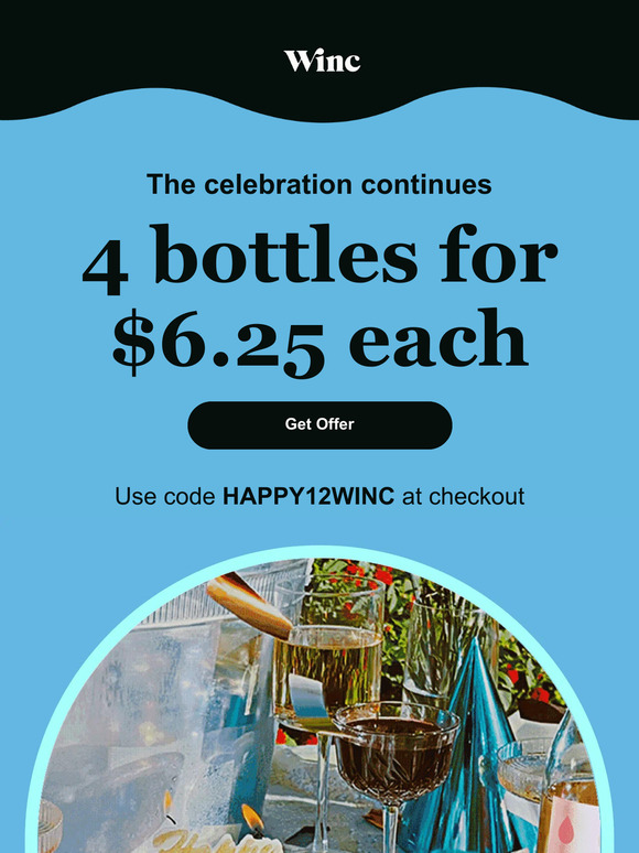 Winc's Birthday Deal is Almost Out the Door! 🎉🍷