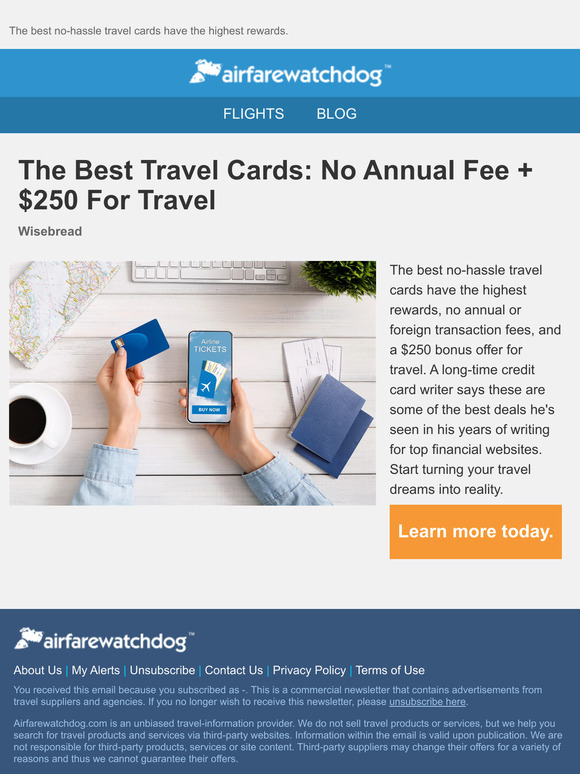 The Best Travel Credit Cards Are Here