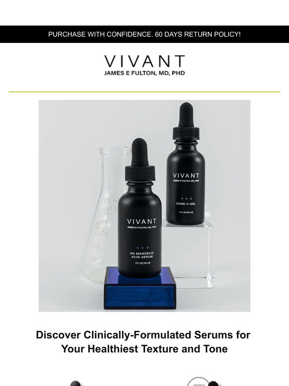 Vivant Skin Care Gamechanging serums for your best skin ever Milled