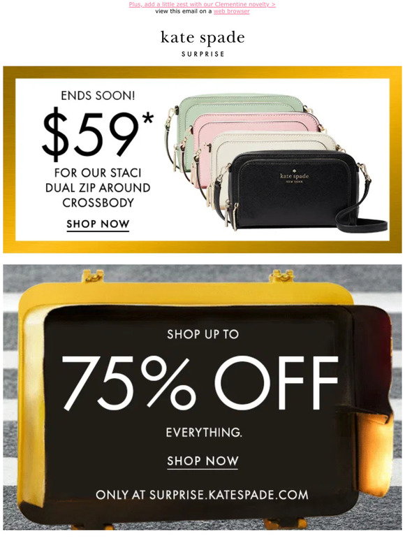 Kate Spade 24-Hour Flash Deal: Get a $240 Crossbody Bag for Just $59