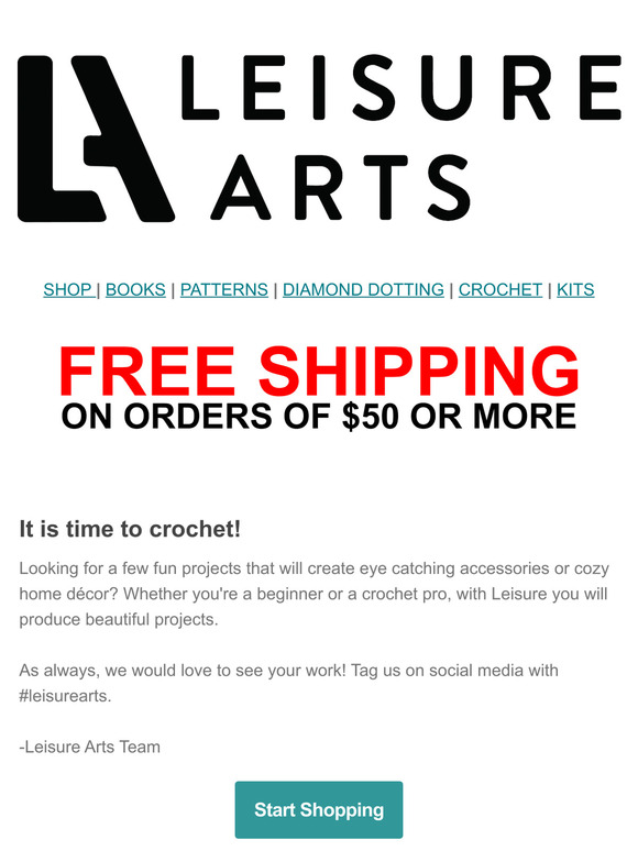Learn to Crochet with Digital Books from Leisure Arts