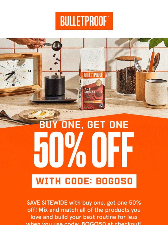 Buy One, Get One 50% Off Sitewide