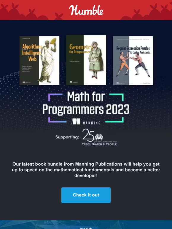 Humble Tech Book Bundle: Math for Programmers 2023 by Manning :  r/humblebundles