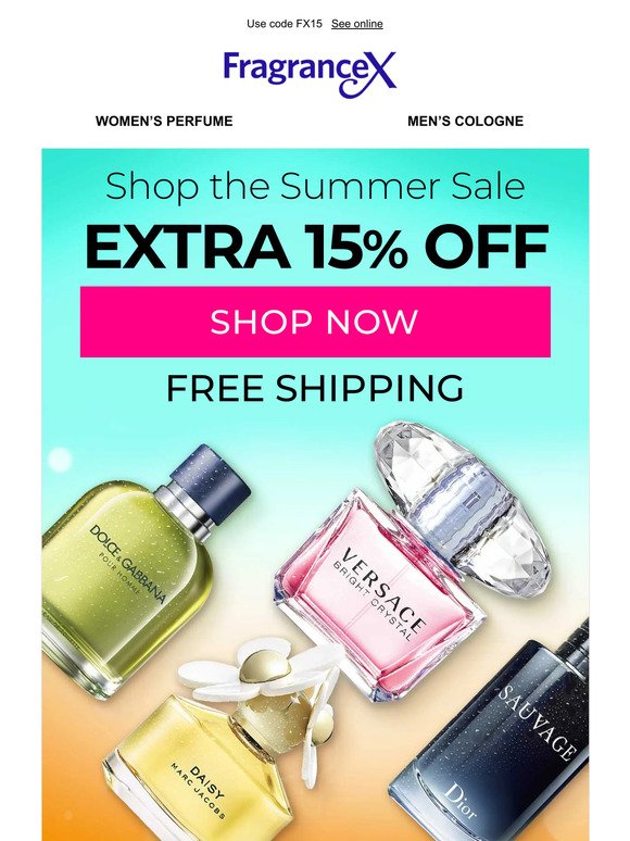 Summer Sale: Extra 15% Off Today Only!