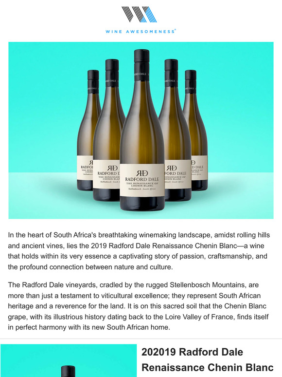 Wine Awesomeness meet your new summer sidekick in this chenin blanc 🇿🇦