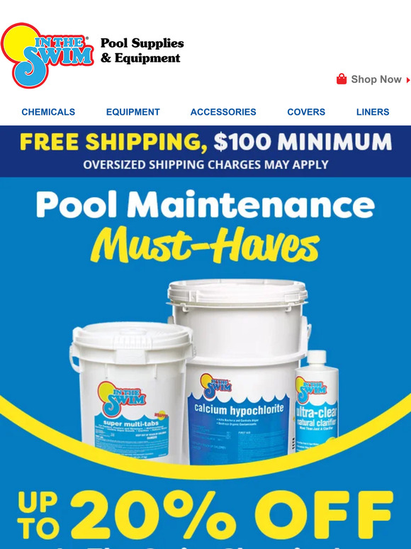 In The Swim Pool Supplies 🤩 Check out these savings! (Happening Now