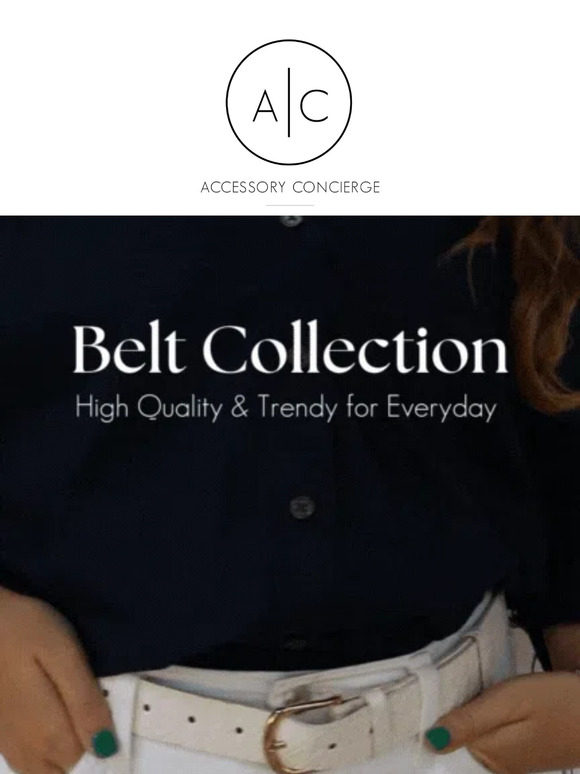 Trending Belt Styles are HERE🤍