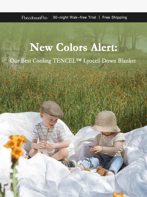 TENCEL™ Blanket Comes with NEW COLORS