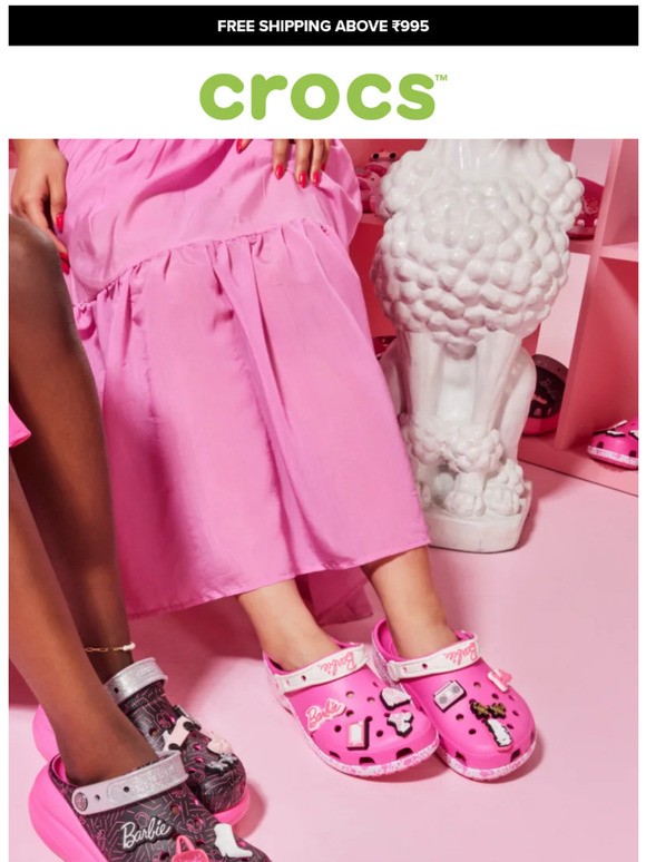 Crocs In Come On Barbie Lets Go Shopping 😍 Shop Our Exclusive Barbie X Crocs Collection 9867