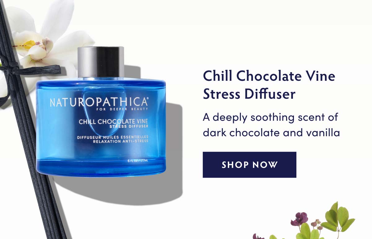 Chill Chocolate Vine Stress Diffuser - A deeply soothing scent of dark chocolate and vanilla