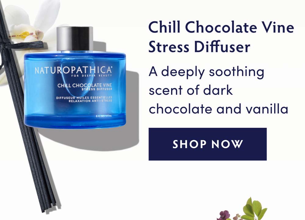 Chill Chocolate Vine Stress Diffuser - A deeply soothing scent of dark chocolate and vanilla