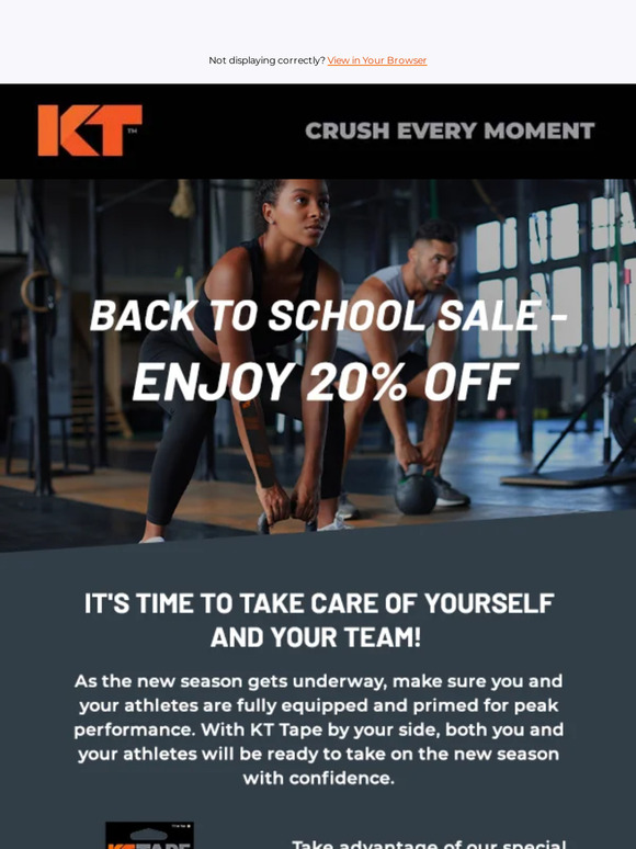 Take Care Of You & Your Team With 20% OFF!