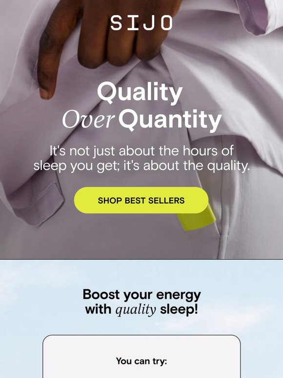 The power of quality sleep ⚡️