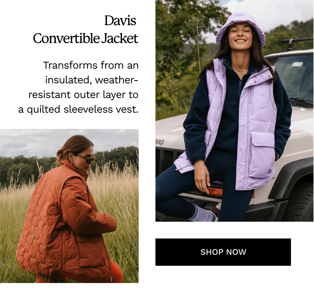 Halfdays Davis Convertible Jacket