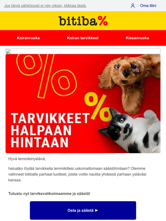Etsimäsi tarvikkeet löytyvät täältä ☞