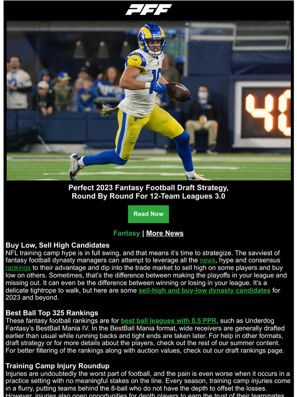 Perfect 2023 fantasy football draft strategy, round by round - Picks 1-3  3.0, Fantasy Football News, Rankings and Projections