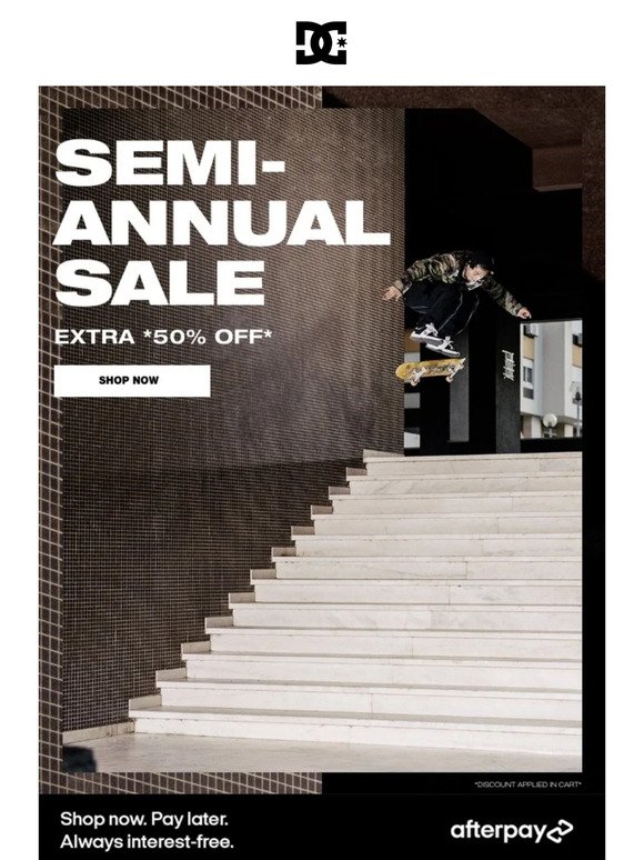 Semi-Annual Sale | Extra 50% Off