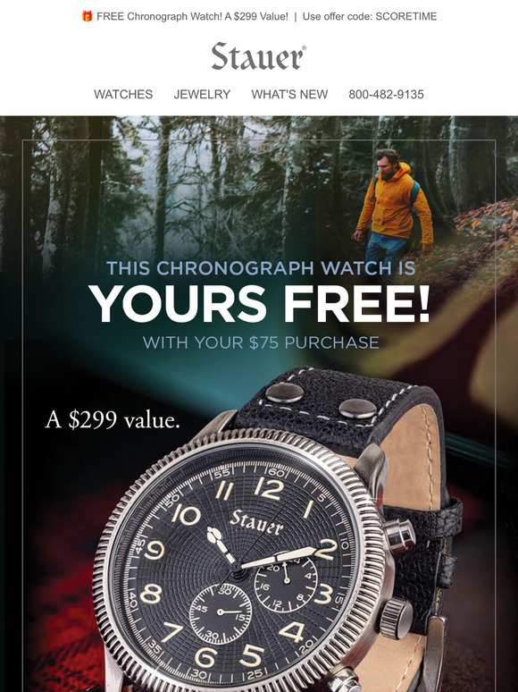 It's HOT outside. How about a cool watch for FREE?