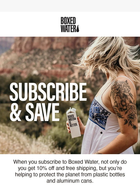 Alaska Air Partners With Boxed Water – Boxed Water Is Better