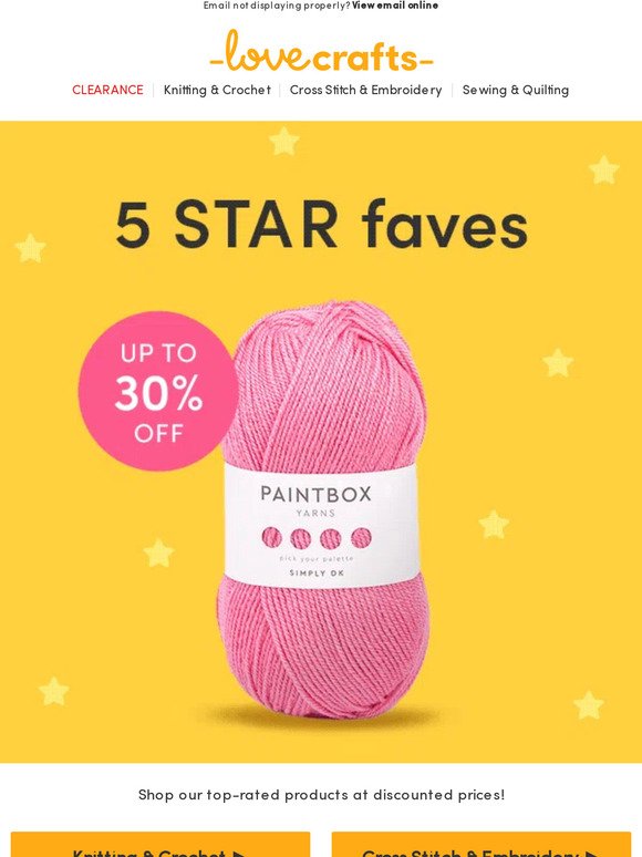 5 STAR FAVES ⭐️ Up to 30% off!